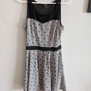 La Scala USA Dress Black & White